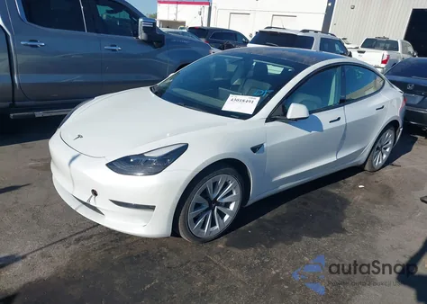 2021 Tesla Model 3 Long Range Dual Motor All-Wheel Drive из США, поврежденный, VIN 5YJ3E1EB8MF064986